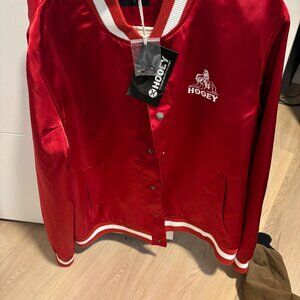 BNWT Hooey Satin Jacket Sized Large - just saw exact jacket retailing at $249 US
